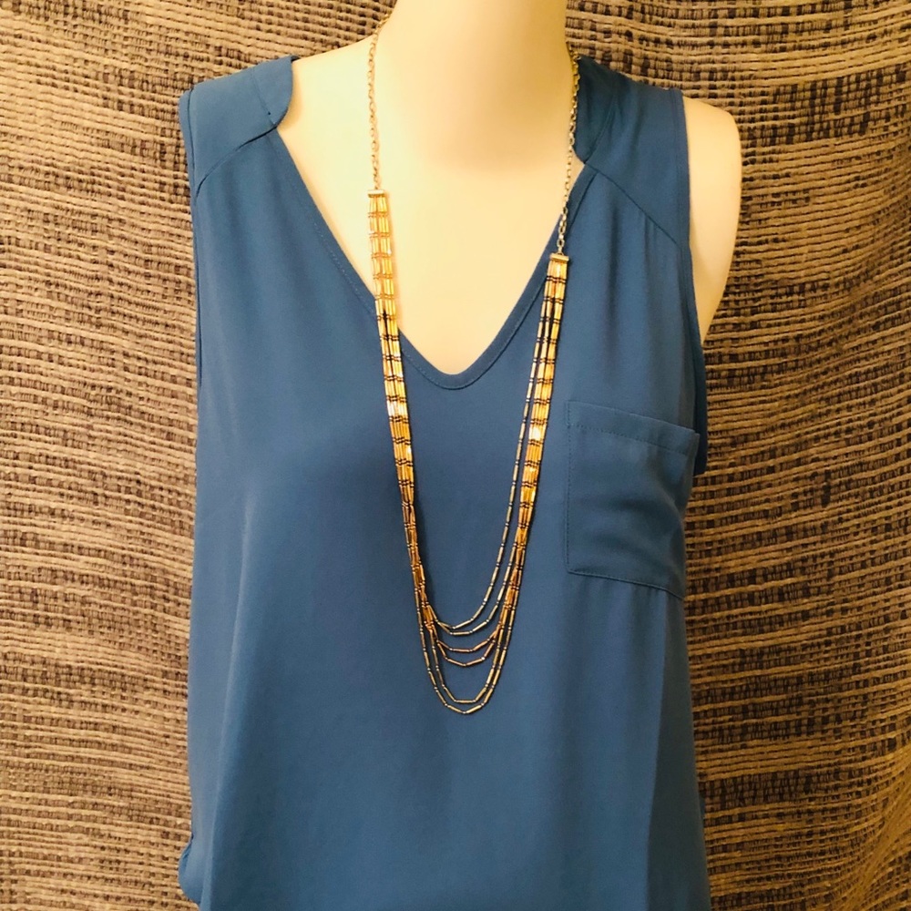 Lush Sleeveless Blouse